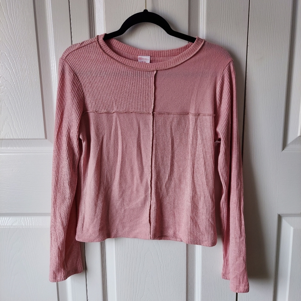 Smoke pink long sleeve shirt size XL